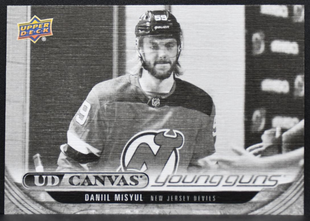 2024-25 Upper Deck Series 2 UD Canvas Young Guns Daniil Misyul C230 RC 7169