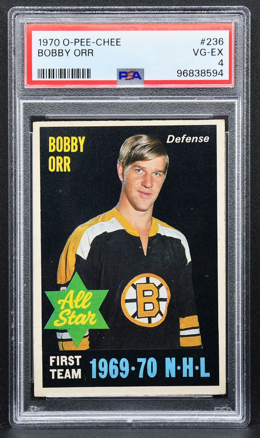 1970-71 O-Pee-Chee First Team All Star Bobby Orr 236 Boston Bruins 2361