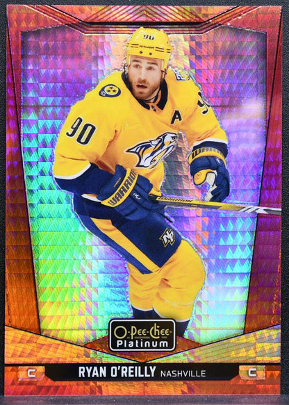 2024-25 O-Pee-Chee Platinum Red Prism Ryan O'Reilly 45 Predators 019/199 0573