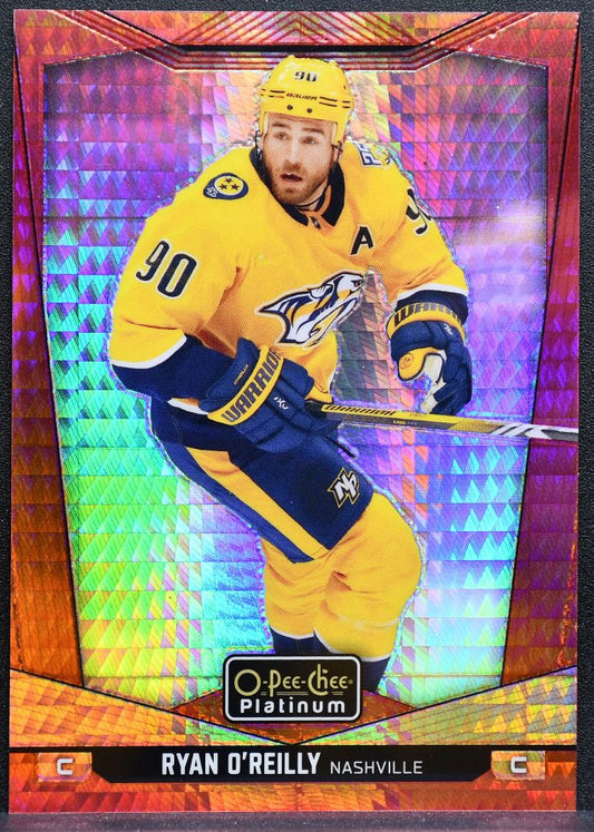 2024-25 O-Pee-Chee Platinum Red Prism Ryan O'Reilly 45 Predators 019/199 0573