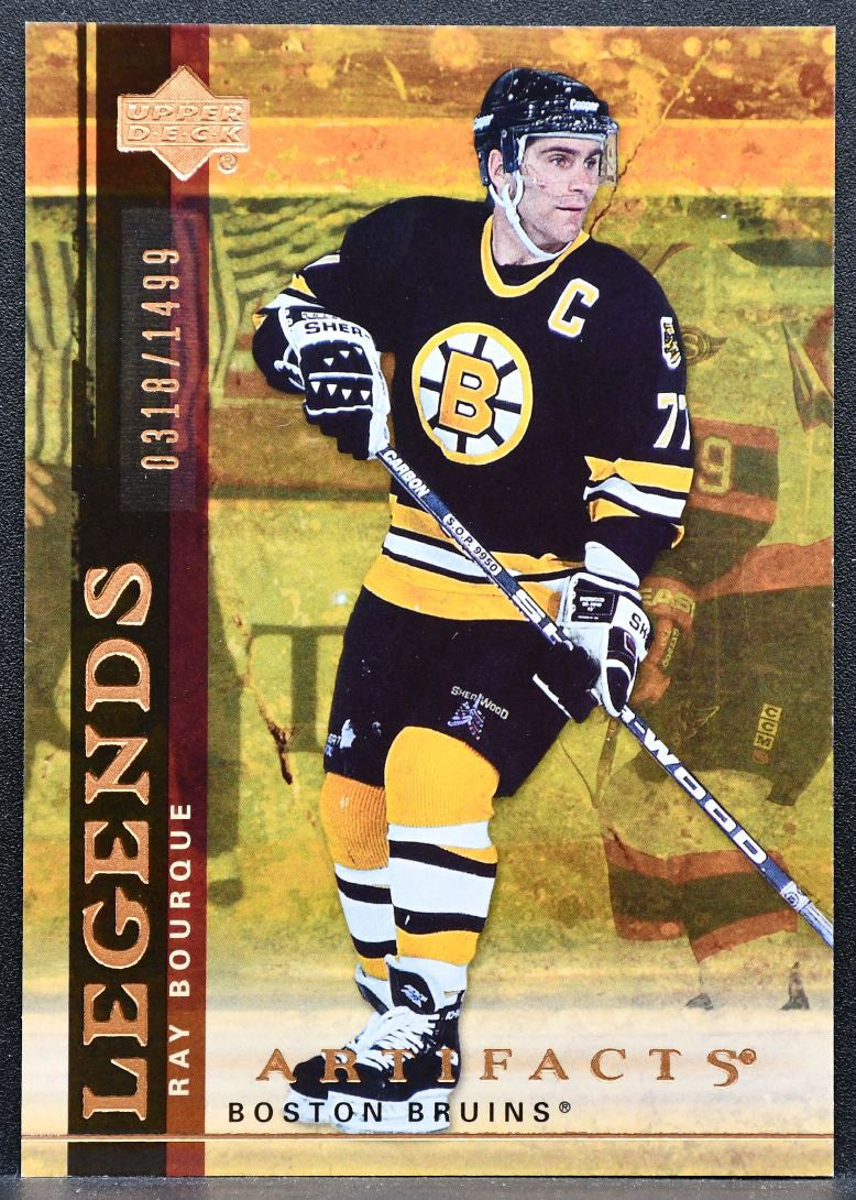 2007-08 Upper Deck Artifacts Legends Ray Bourque 107 Bruins 0318/1499 6415