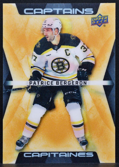 2023-24 UD Tim Hortons Captains Bergeron/Barkov Bruins/Aleksander Barkov 3086