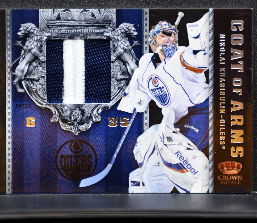 2011-12 Panini Crown Royale Coat of Arms Nikolai Khabibulin 03/25 Patch 6767
