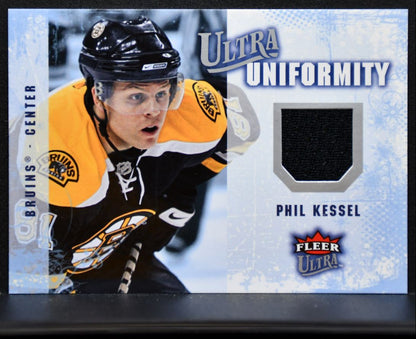 2008-09 Fleer Ultra Uniformity Phil Kessel UA-PK Boston Bruins Jersey 6545