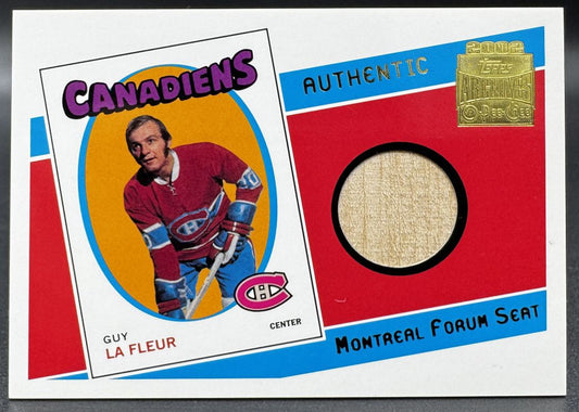 2001-02 Topps Archive O-Pree-Chee Authentic Guy Lafleur Forum Seat