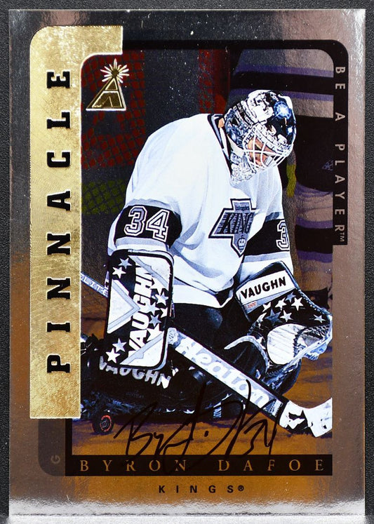 1996-97 Pinnacle Be a Player Autographs Byron Dafoe 30 Auto 5034