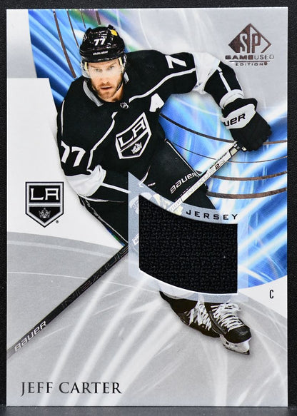 2020-21 SP Game Used Silver Jersey Jeff Carter 93 Los Angeles Kings Jersey 3131