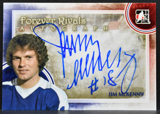 2012-13 In The Game Forever Rivals Autographs Jim McKenny Maple Leafs Auto 6920