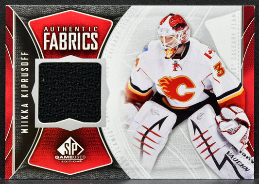 2009-10 Upper Deck Artifacts Autofacts Miikka Kiprusoff AF-MK Flames Jersey 9318