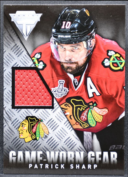 2013-14 Panini Titanium Game Worn Gear Patrick Sharp GG-PS Jersey 1533