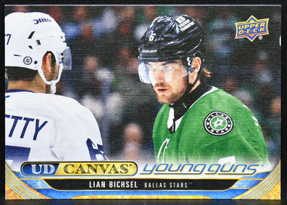 2024-25 UD Extended Series UD Canvas Young Guns Lian Bichsel C369 Stars RC 4128