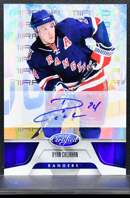 2011-12 Panini Certified Mirror Blue Signatures Ryan Callahan Auto 46/99 0260