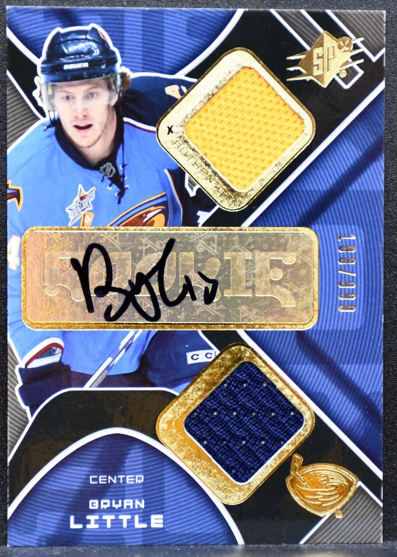 2007-08 SPx Rookie Jersey Auto Bryan Little RC Auto 188/999 Jersey 6112