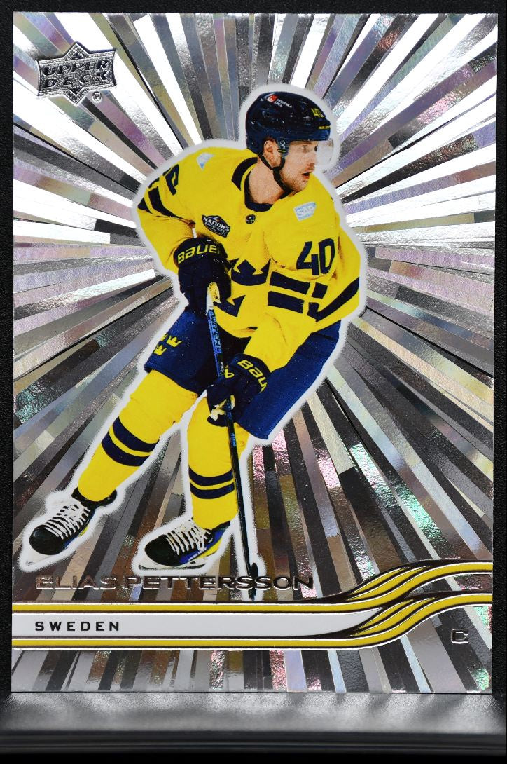 2025-26 Upper Deck Extended Series Outburst Elias Pettersson 681 Sweden 4311