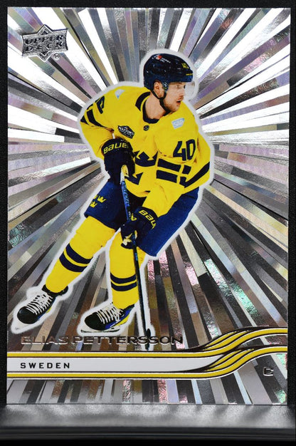 2025-26 Upper Deck Extended Series Outburst Elias Pettersson 681 Sweden 4311