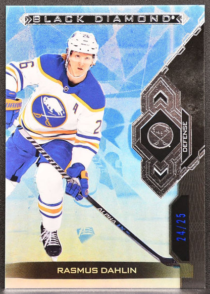 2022-23 Upper Deck Black Diamond Blue Rasmus Dahlin BDB-RD Buffalo Sabres 24/25 8884
