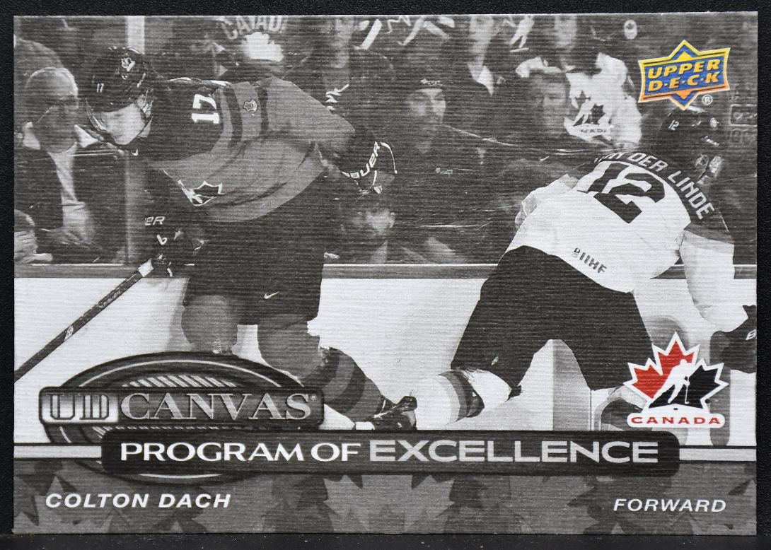 2025-26 Upper Deck Series 2 UD Canvas Program of Excellence Colton Dach 1852