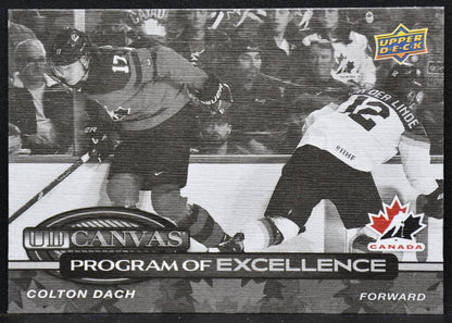 2025-26 Upper Deck Series 2 UD Canvas Program of Excellence Colton Dach 1852