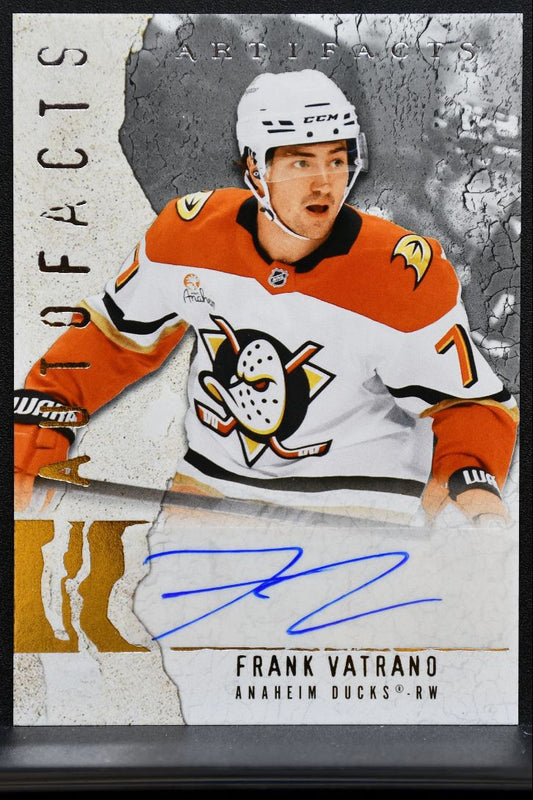 2025-26 Upper Deck Artifacts Autofacts Frank Vatrano Anaheim Ducks Auto 2683