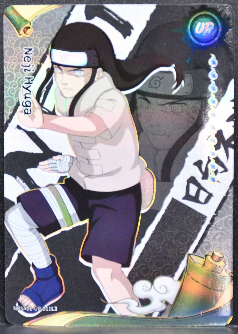 Naruto Neji Hyuga (UR) Naruto Kayou TCG Heaven Scroll NRSA01-UR-011 NM English