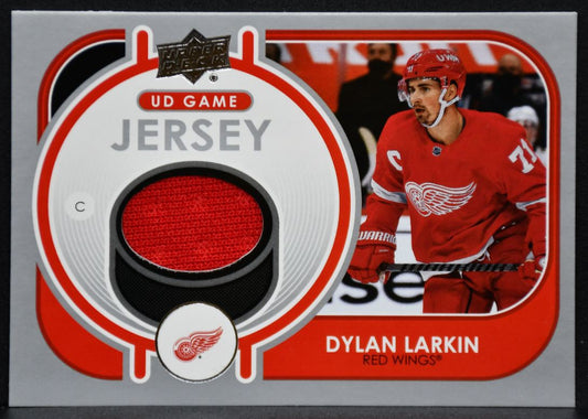 2021-22 UD Series 1 UD Game Jersey Dylan Larkin GJ-DL Detroit Red Wings Jersey 5609