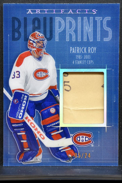 2025-26 Upper Deck Artifacts Bleuprints Patrick Roy Canadiens Blueprint 1648