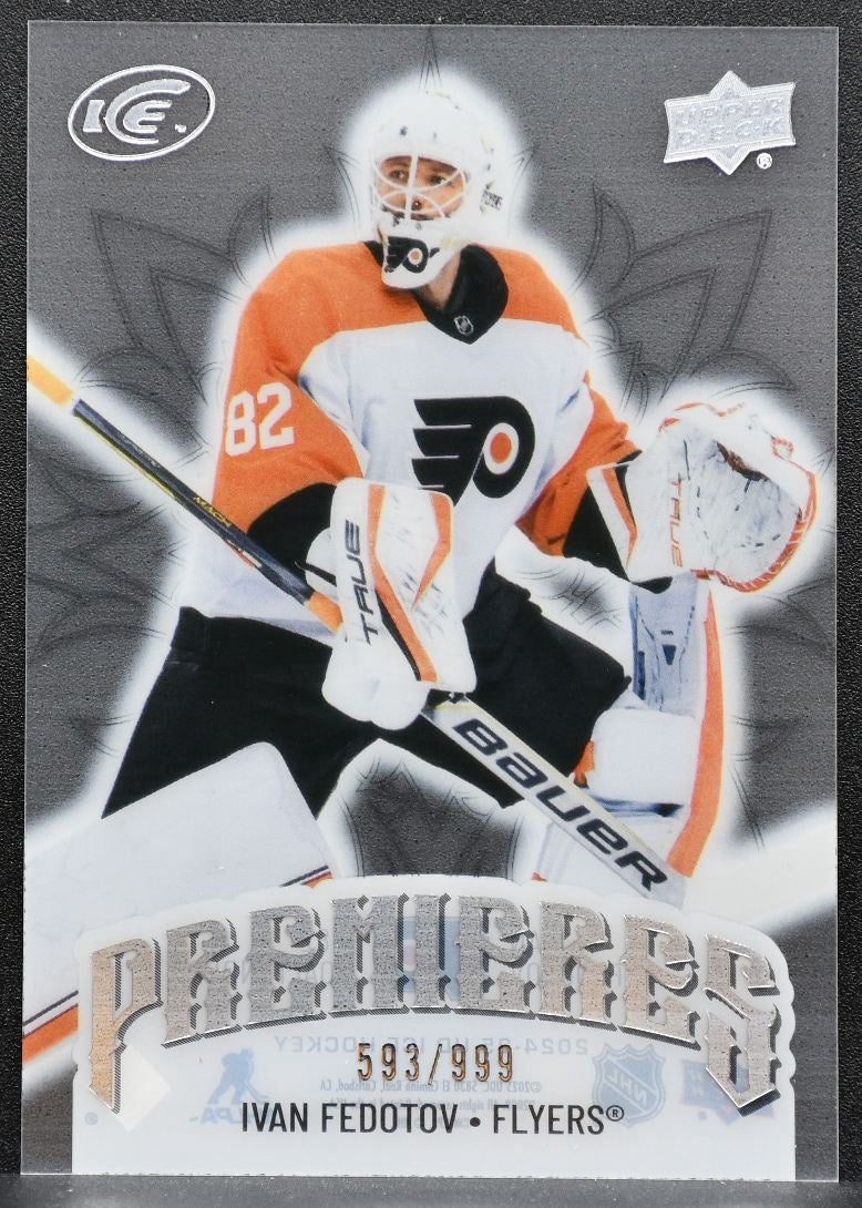 2024-25 Upper Deck Ice Premieres Ivan Fedotov 157 Flyers RC 593/999 1426
