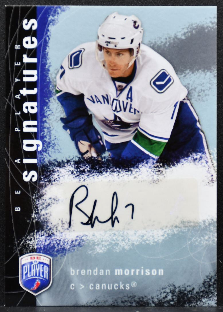 2007-08 Upper Deck Be a Player Signatures Brendan Morrison Canucks Auto 3326