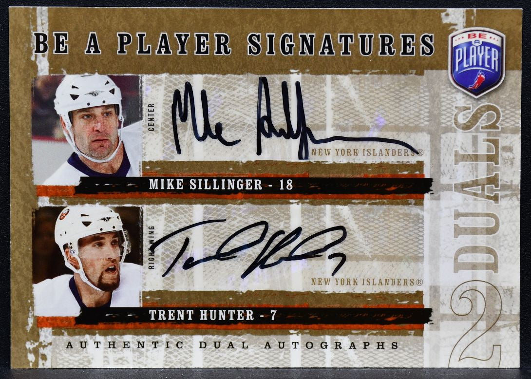 2006-07 UD Be A Player Signatures Duals Sillinger / Hunter D-SH Auto 4518