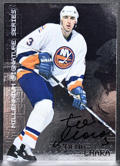 1999-100 Be a Player Millennium Signature Series Auto Zdeno Chara Auto 0185
