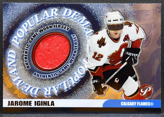 2003-04 Topps Pristine Popular Demand Relics Jarome Iginla Flames Jersey 2769