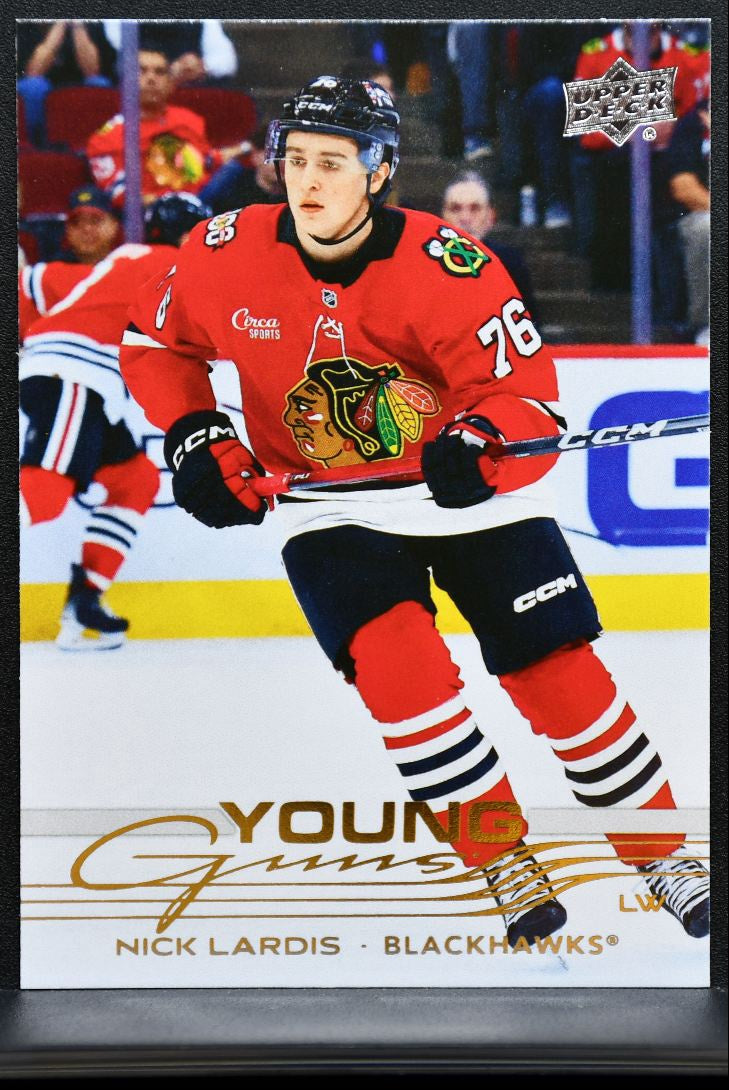 2025-26 Upper Deck Extended Series Young Guns Nick Lardis 731 Blackhawks RC 1129