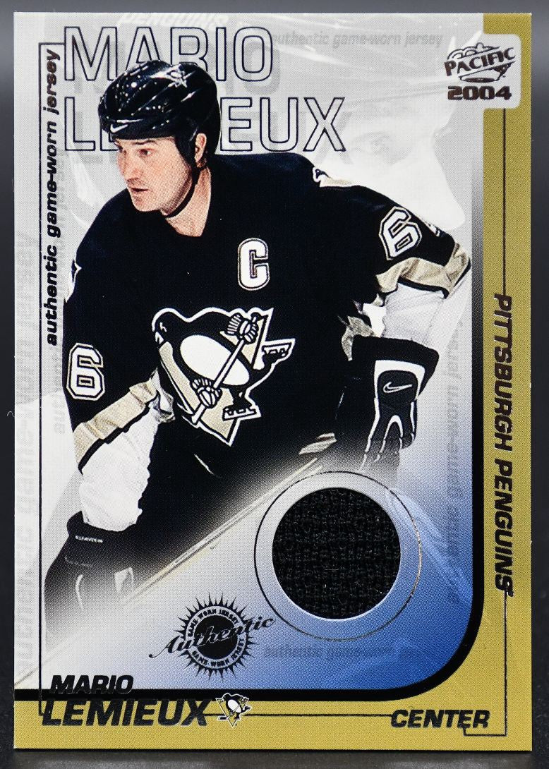 2003-04 Pacific Jersey Mario Lemieux 31 Pittsburgh Penguins Jersey