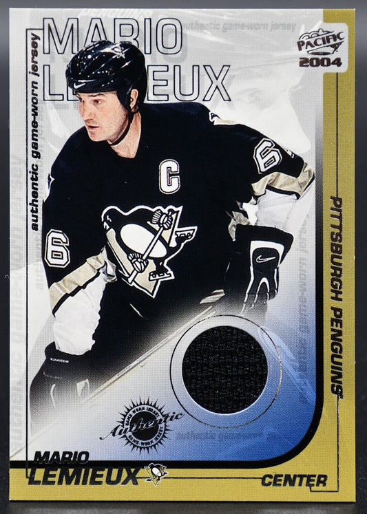 2003-04 Pacific Jersey Mario Lemieux 31 Pittsburgh Penguins Jersey