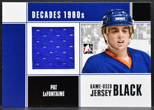 2011-12 ITG Decades -1980s Jersey Black Pat LaFontaine Islanders Jersey 5029