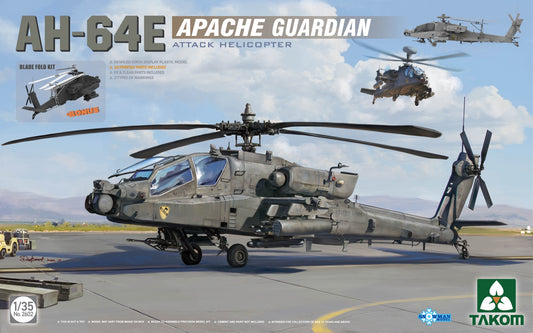 Takom 1/35 AH-64E Apache Guardian Attack Helicopter