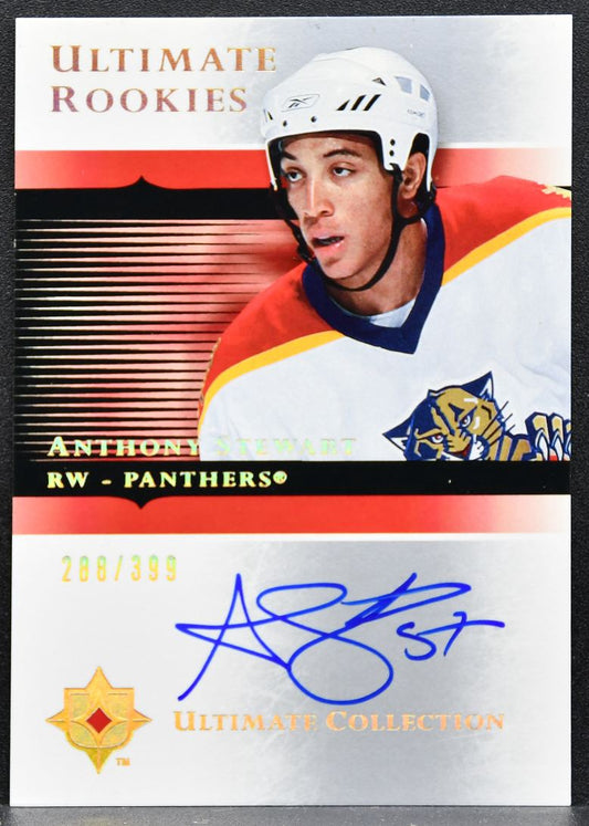 2005-06 UD Ultimate Collection Rookies Auto Anthony Stewart RC Auto 1726