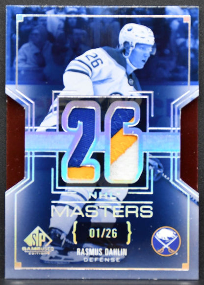 2025-26 SP Game Used NHL Masters Patch Rasmus Dahlin NM-3 01/26 Patch 6803