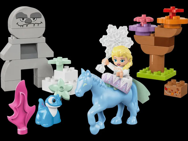 Elsa et Bruni dans la forêt enchantée