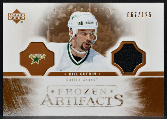 2005-06 UD Artifacts Frozen Copper Bill Guerin FA-GU Stars 067/125 Jersey 9356