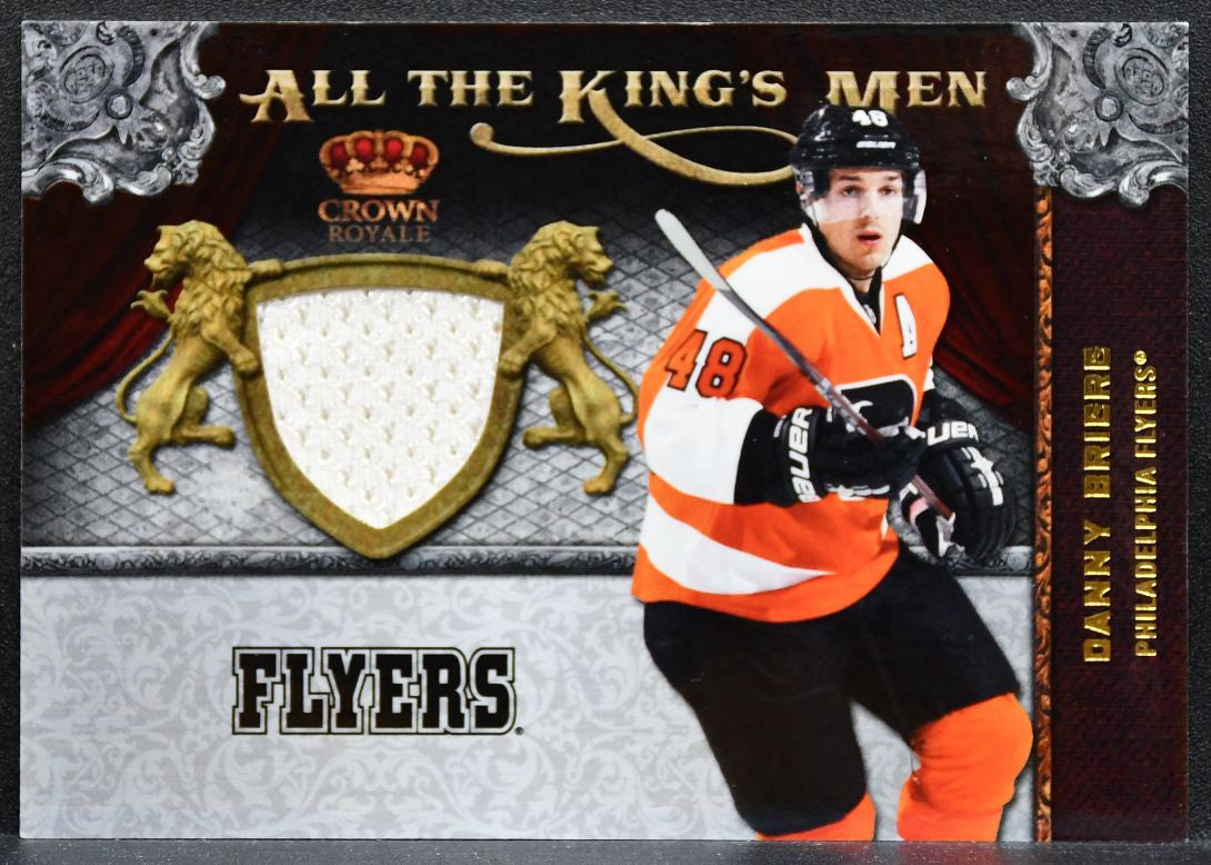 2011-12 Panini Crown Royale All the King's Men Danny Briere Flyers Jersey 9721