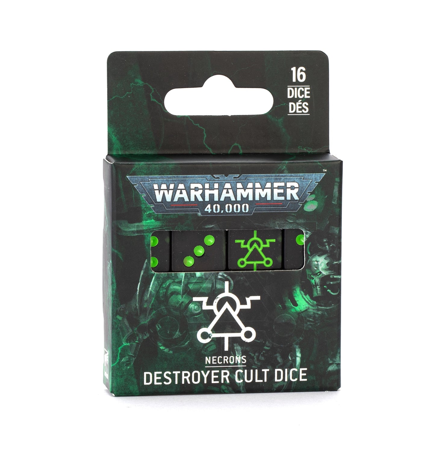 Necrons Destroyer Cult Dice (PRE ORDER) (WAVE 2 / RELEASE 31 JAN)