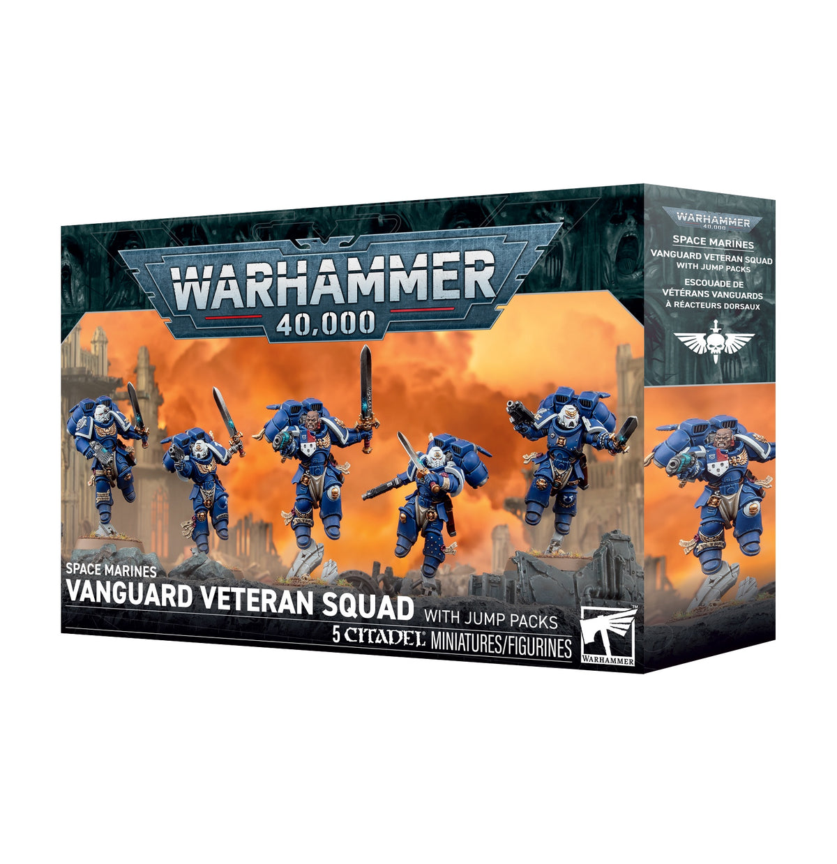 Space Marines Vanguard Veteran Squad With Jump Packs (PRE ORDER) (RELEASE OCT 03)