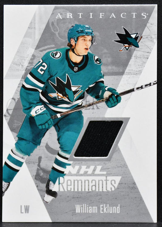 2025-26 UD Artifacts NHL Remnants William Eklund NR-31 San Jose Sharks Jersey 4054