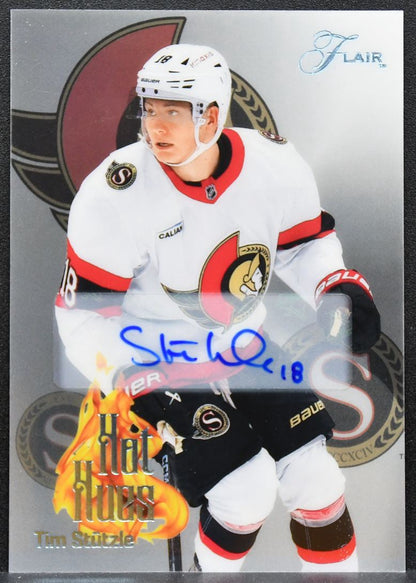 2025-26 Flair Hot Hues Auto Tim Stutzle 20 Ottawa Senators Auto 14/25 3523