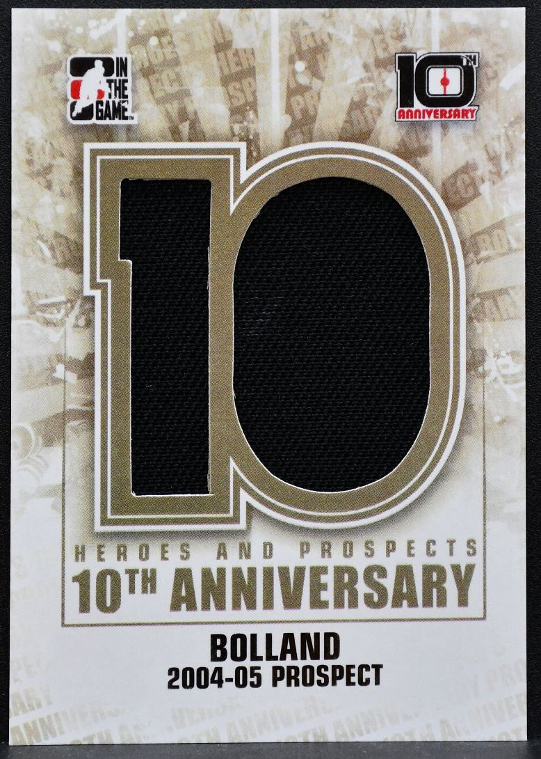 2013-14 In The Game Heroes and Prospects 10th Anniversary Bolland Jersey 5734