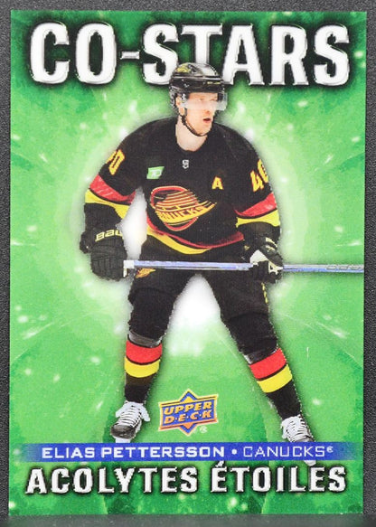 25-26 UD Tim Hortons Co-Stars Elias Pettersson / Quinn Hughes CO-7 Canucks 5005