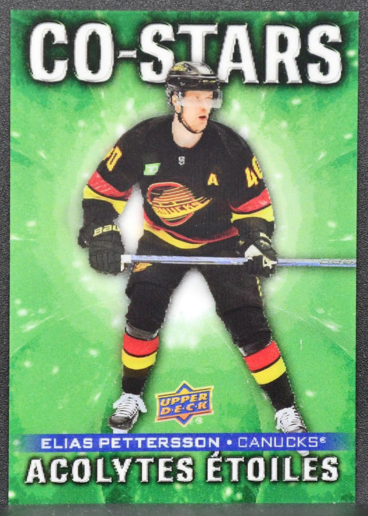 25-26 UD Tim Hortons Co-Stars Elias Pettersson / Quinn Hughes CO-7 Canucks 5005