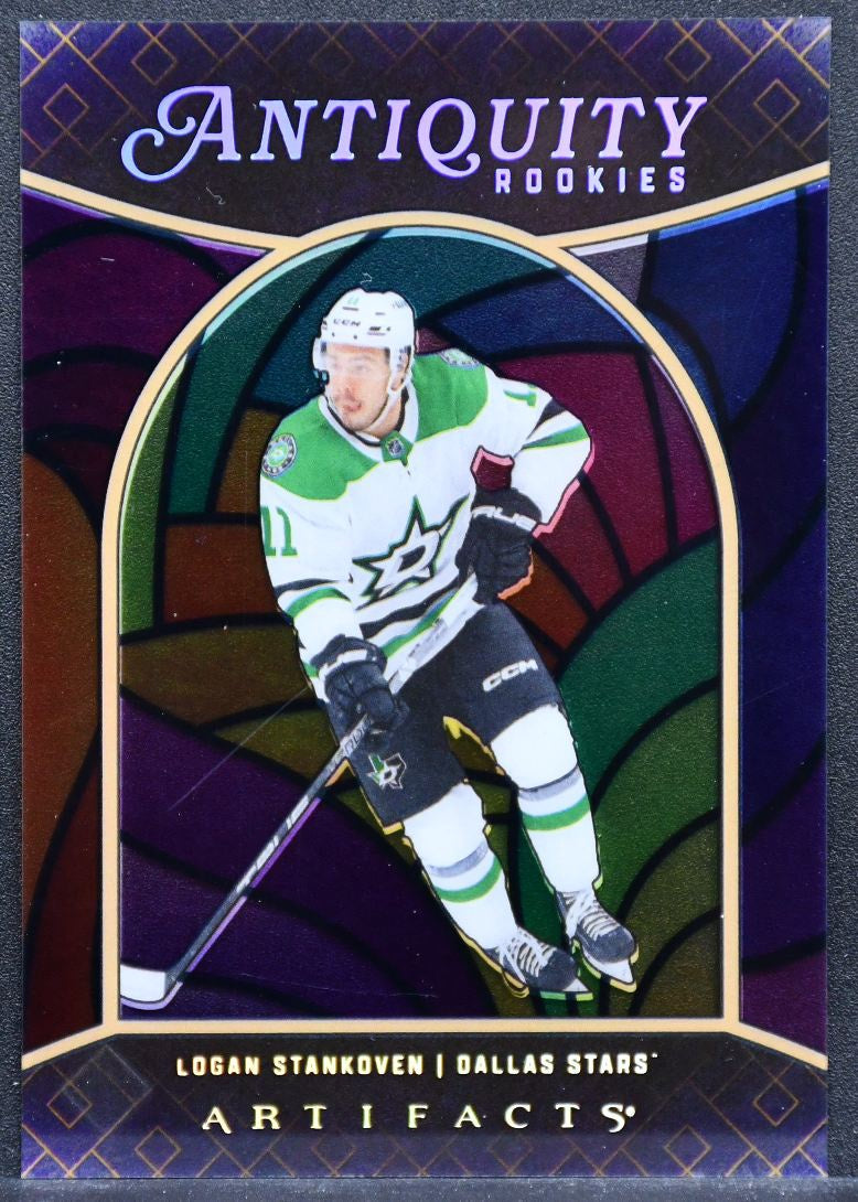 2024-25 UD Artifacts Antiquity Rookies Logan Stankoven ATR-4 Dallas Stars RC