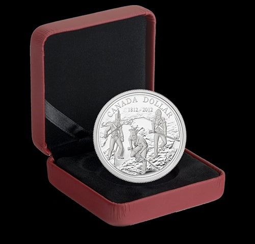2012 Proof Fine 3/4 oz SIlver Dollar Coin - 200th Anniversary of the War of 1812 (116864)